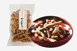伊賀のお米を使ったカリカリかりんとうの130gを1袋。