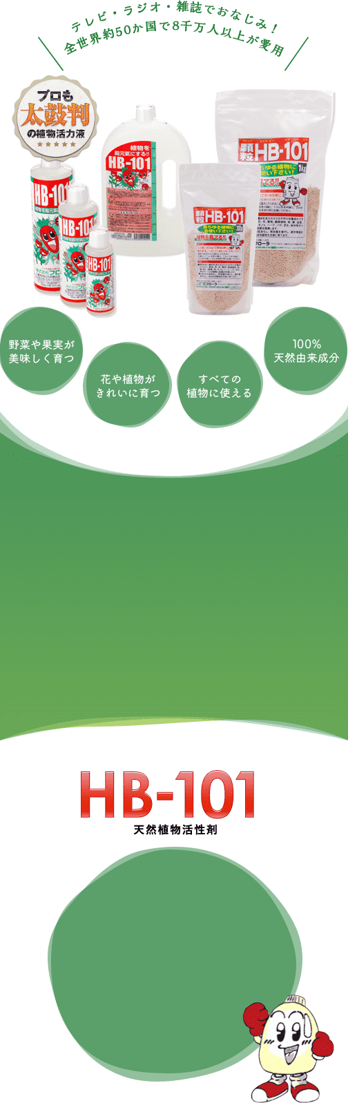 HB-101 天然植物活性剤