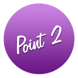 純白のしづく Point2